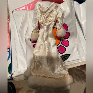 Barbie Wedding Dress #3417 Bridal Brocade vtg Mattel 70s